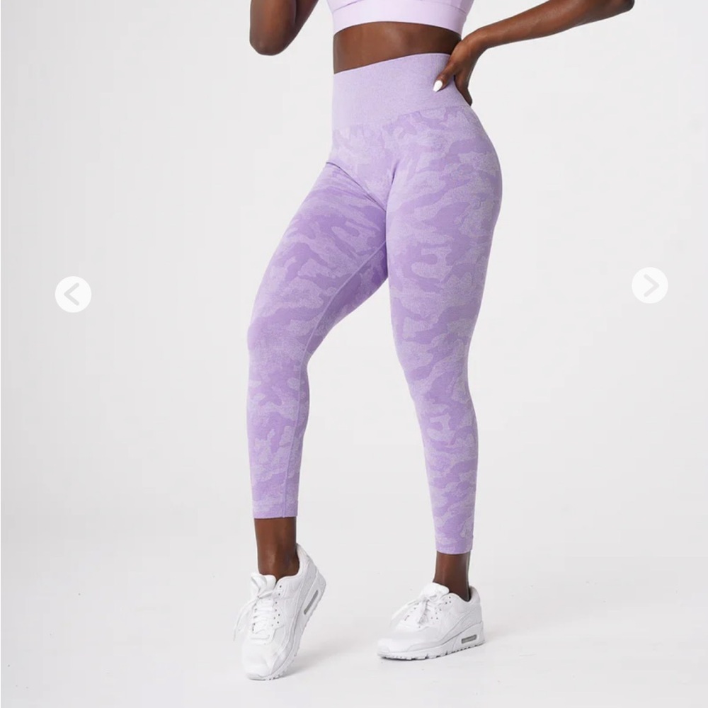 NVGTN Lilac Camo Seamless Leggings